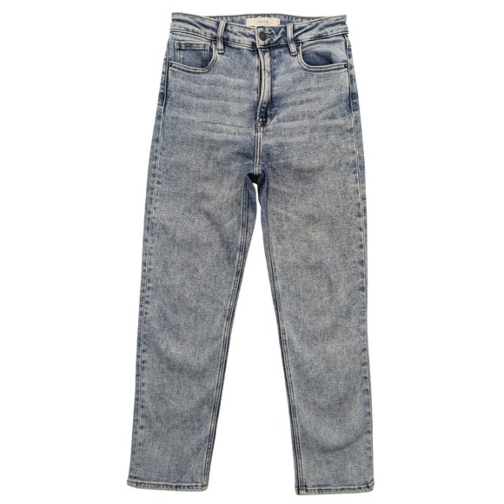 Hidden Women Jeans Size 27‎ High Rise Mom Light Wash Blue Acid Wash
